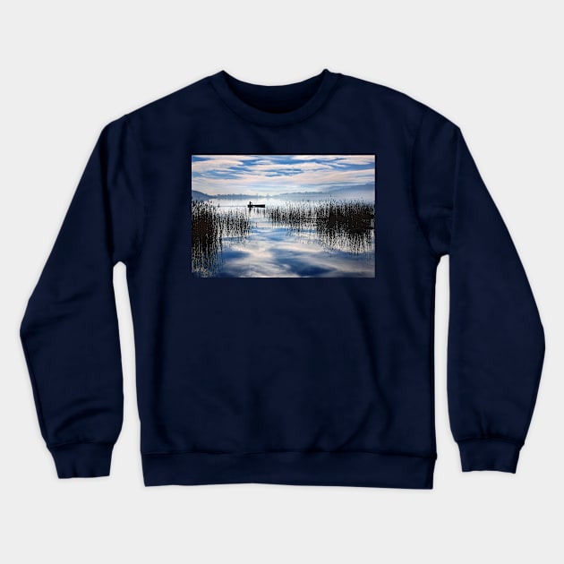 Rowing in the sky Crewneck Sweatshirt by Cretense72